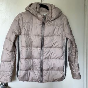 Beige down coat size s